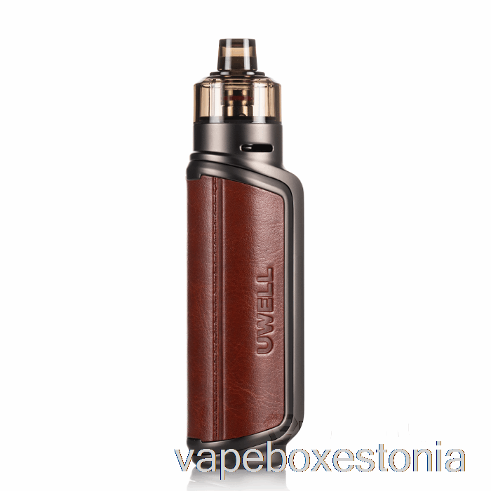 Vape Box Estonia Uwell Aeglos P1 80w Pod Mod Kit Punakaspruun